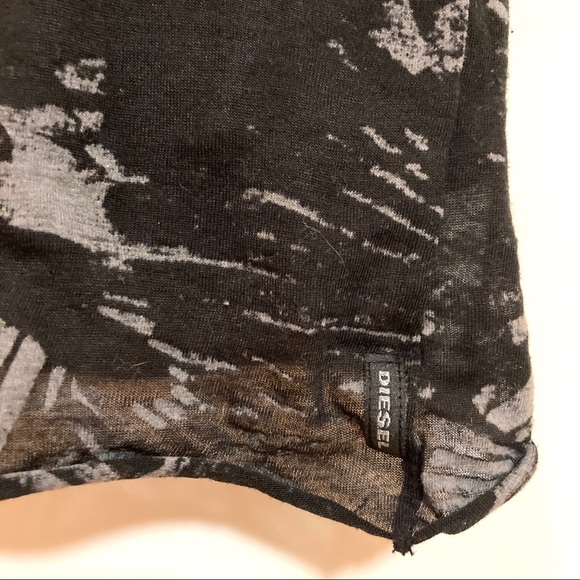 DIESEL black and grey mini dress - Picture 5 of 9